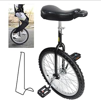 Amazon | sumunior 一輪車 20インチ ブラック スキッドプルーフ